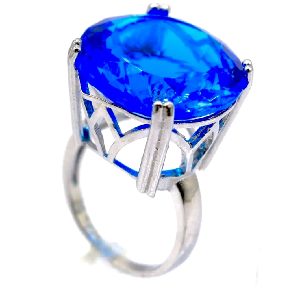 💥 SALE‼️ Fabulous ⭐️ London Blue Topaz 💥 ring